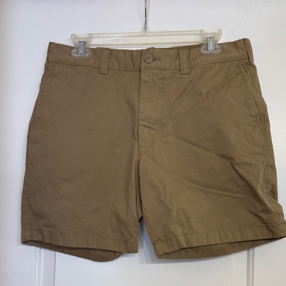 J. Crew Men's Khaki Flat Front Shorts
